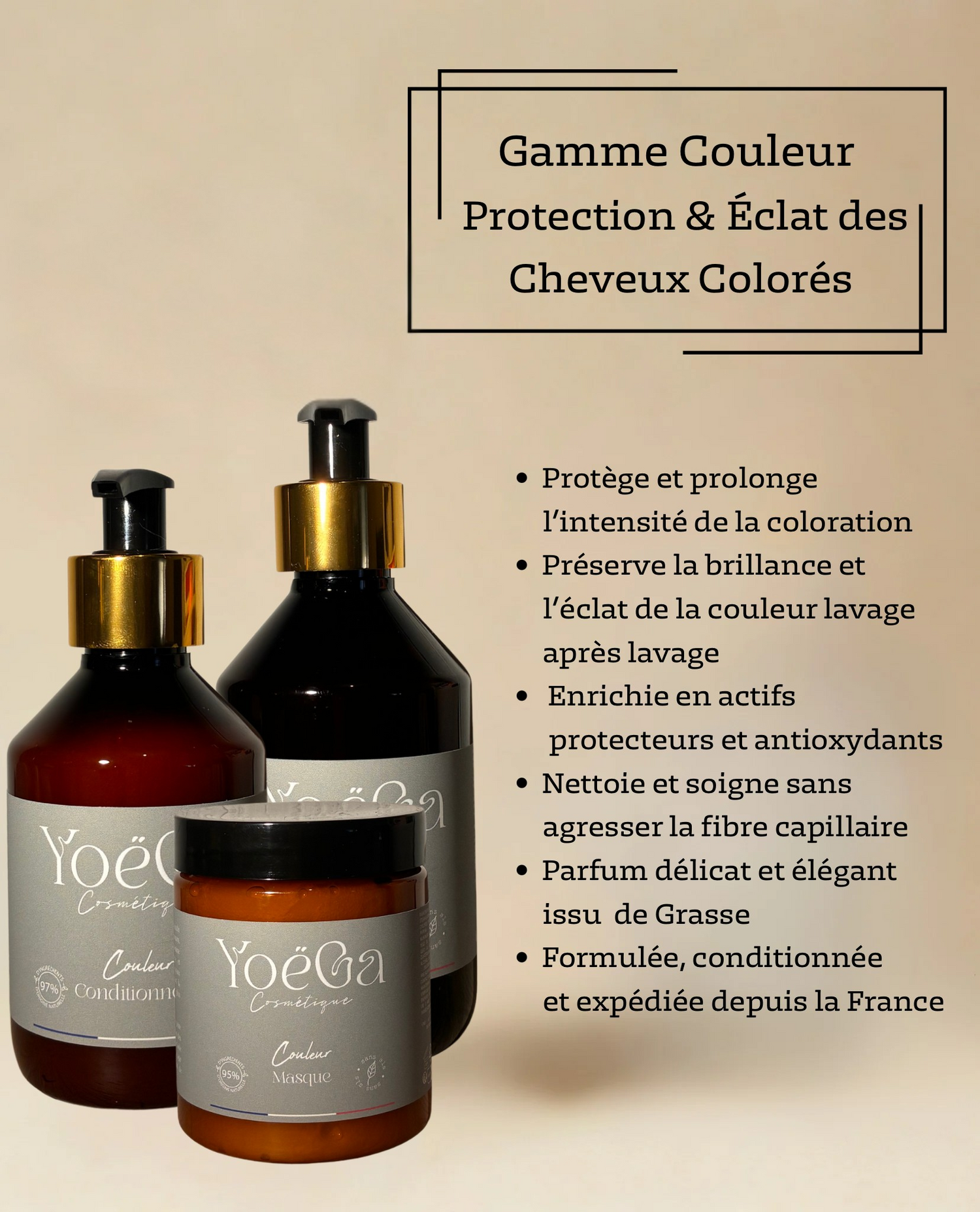 Gamme pour les cheveux Colorés