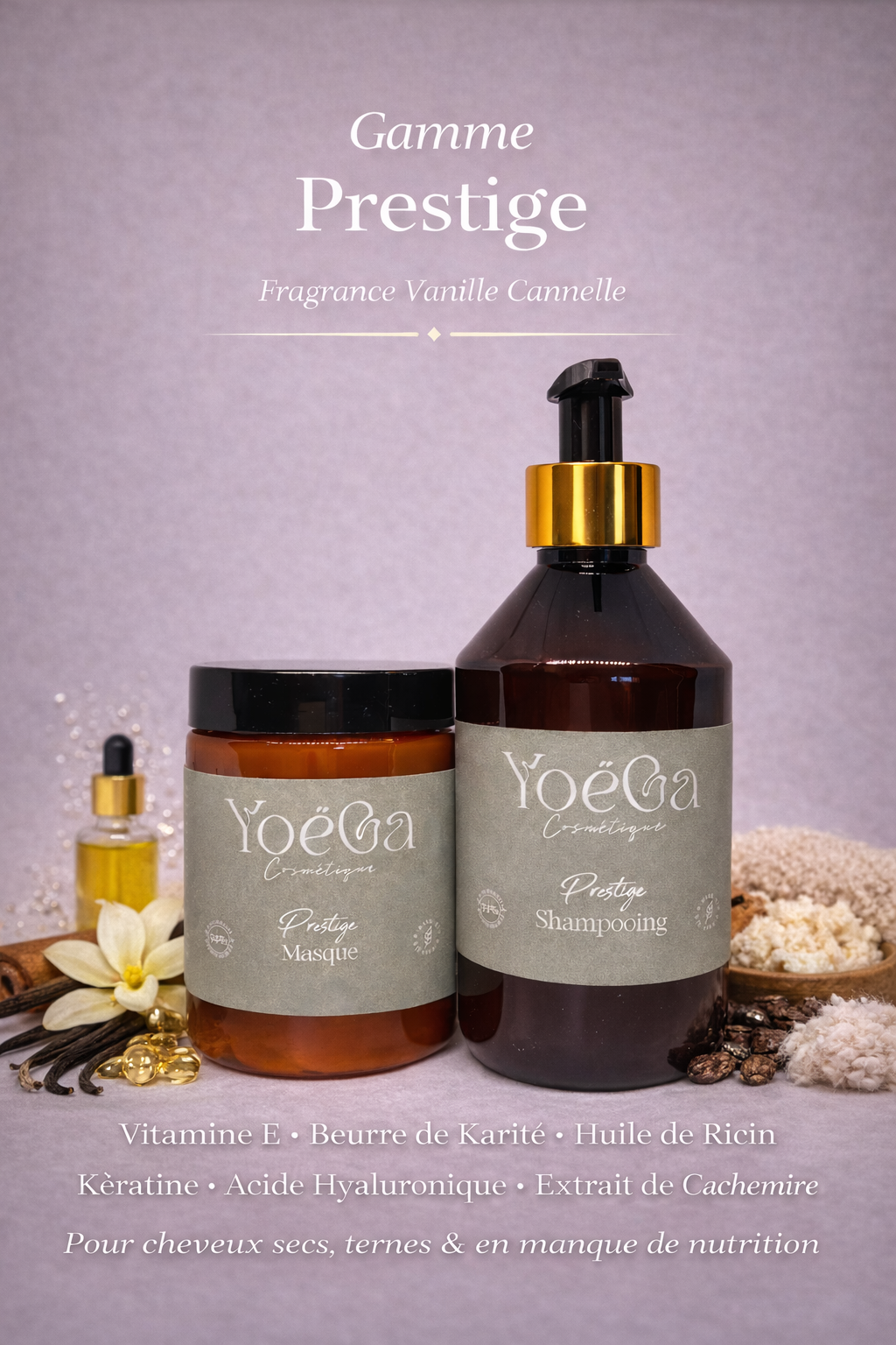 Gamme Prestige – Cachemire & Acide Hyaluronique