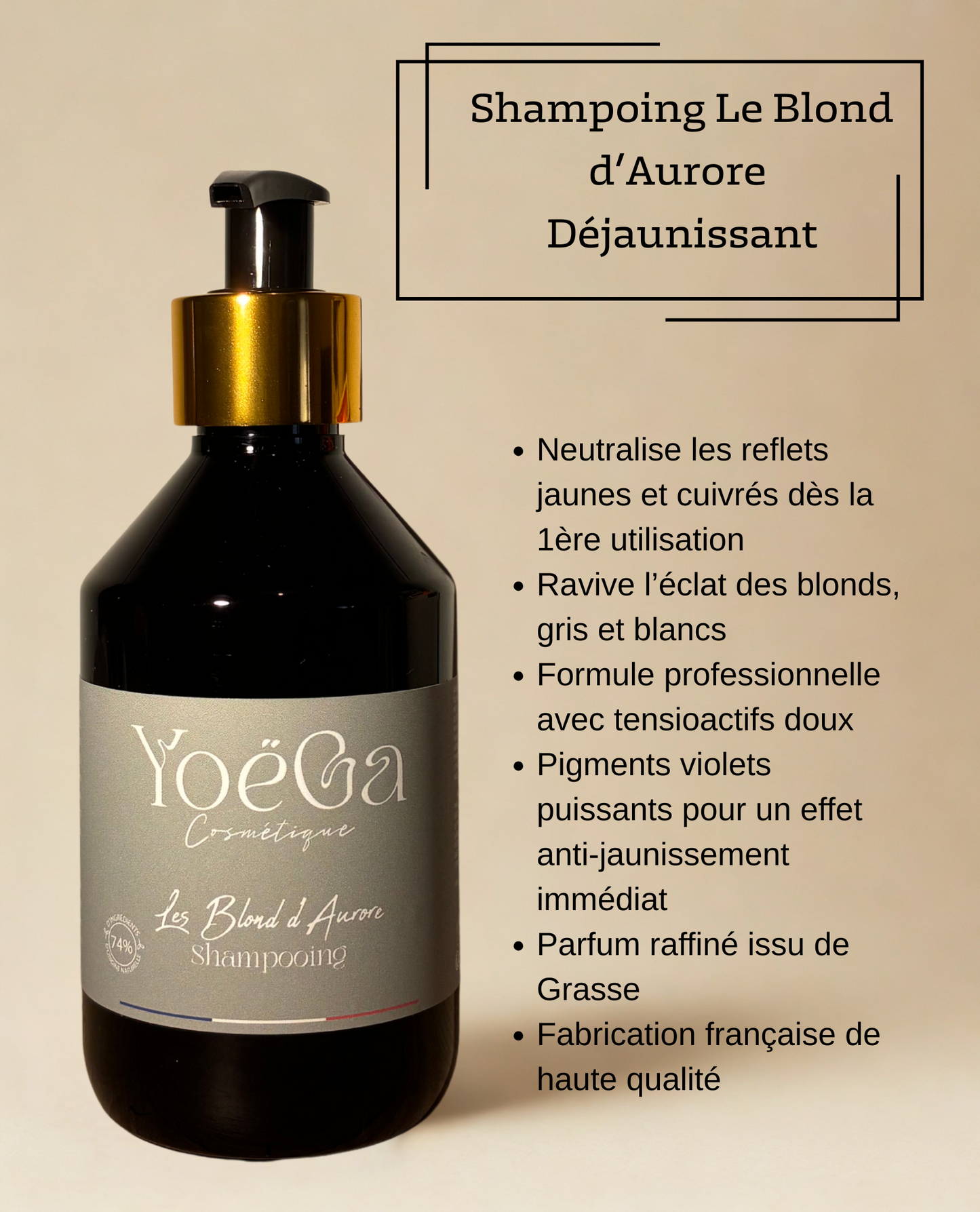 Shampooing Déjaunissant "Le Blond d'Aurore