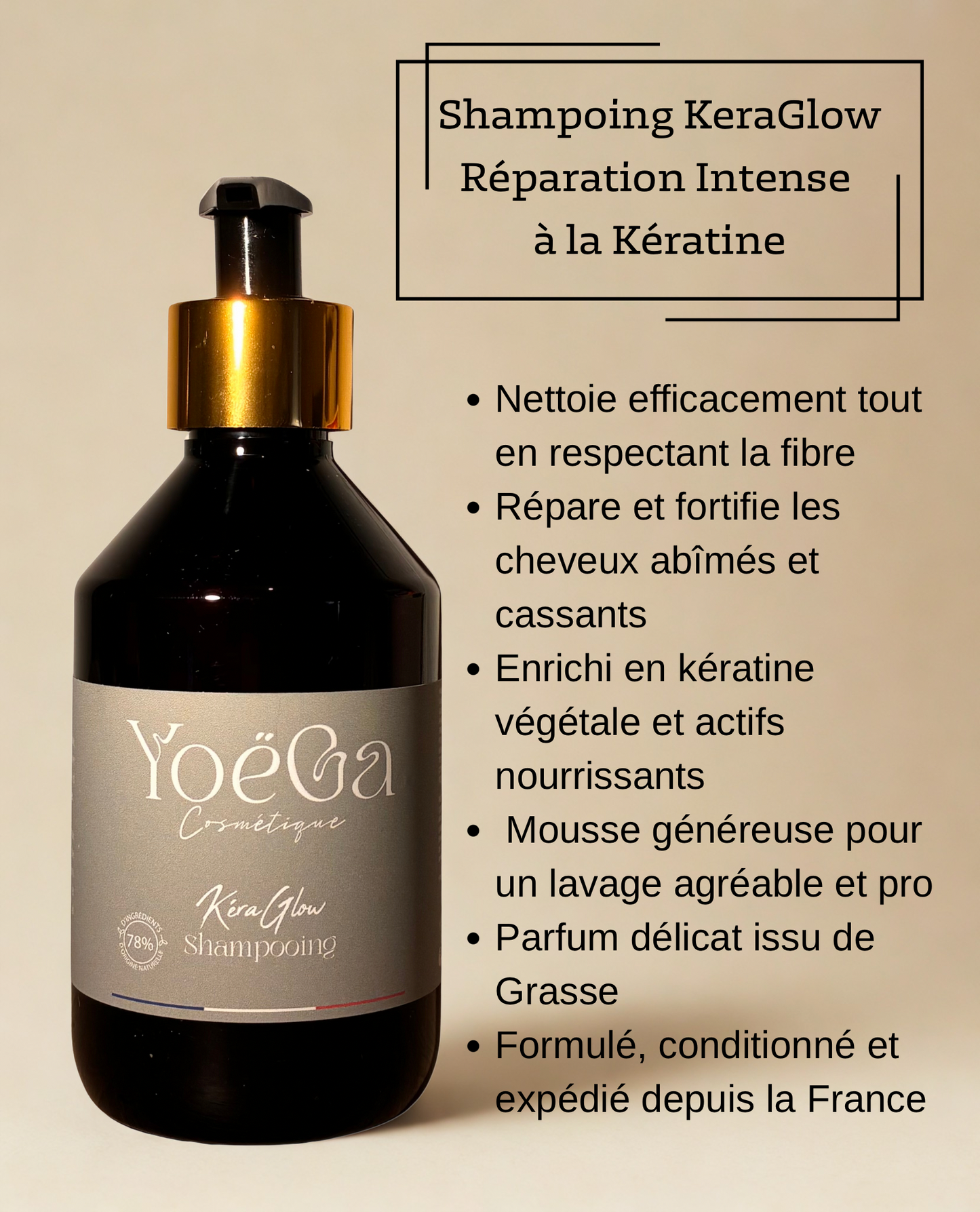 Shampooing "KéraGlow"